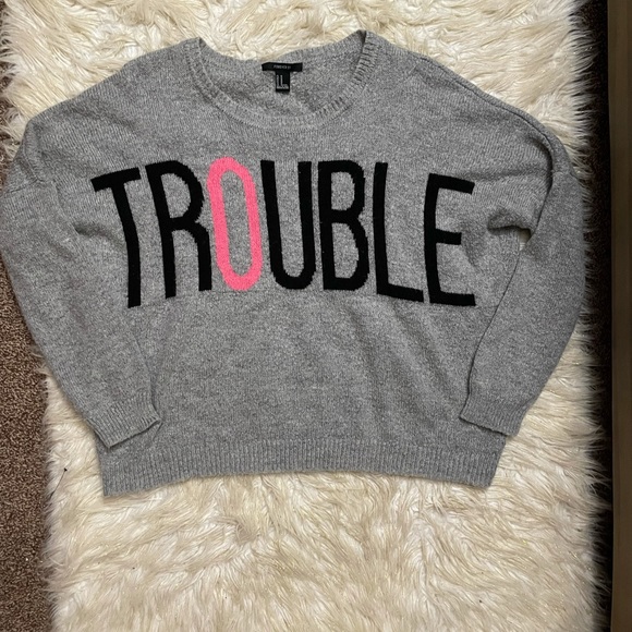 Forever 21 gray sweater - Picture 4 of 4